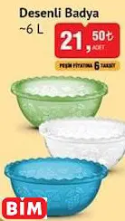 DESENLİ BADYA ~ 6 L DESENLİ BADYA ~ 6 L